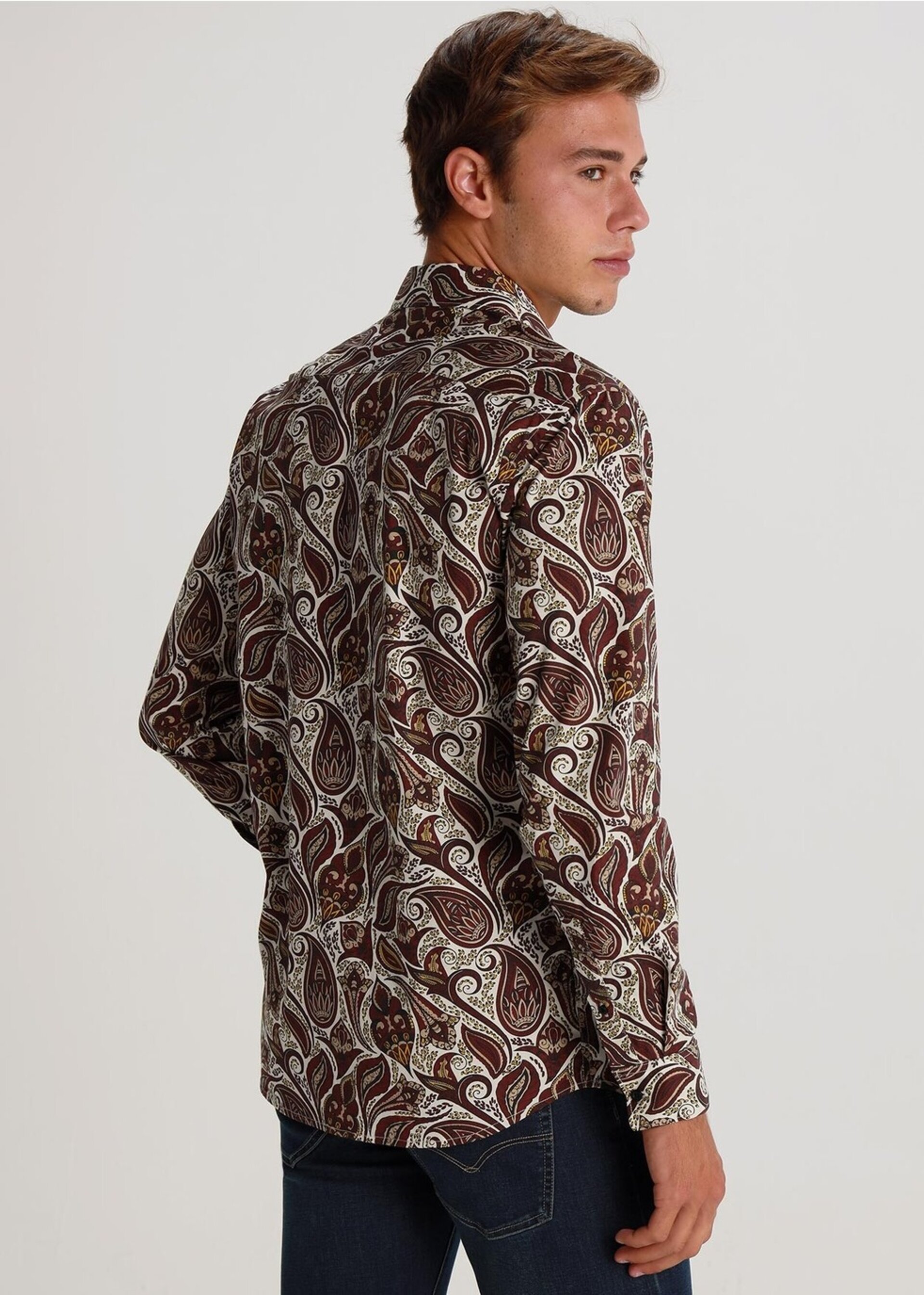 V&L HOMBRE - Camisa manga larga Estampado Paisley - 2